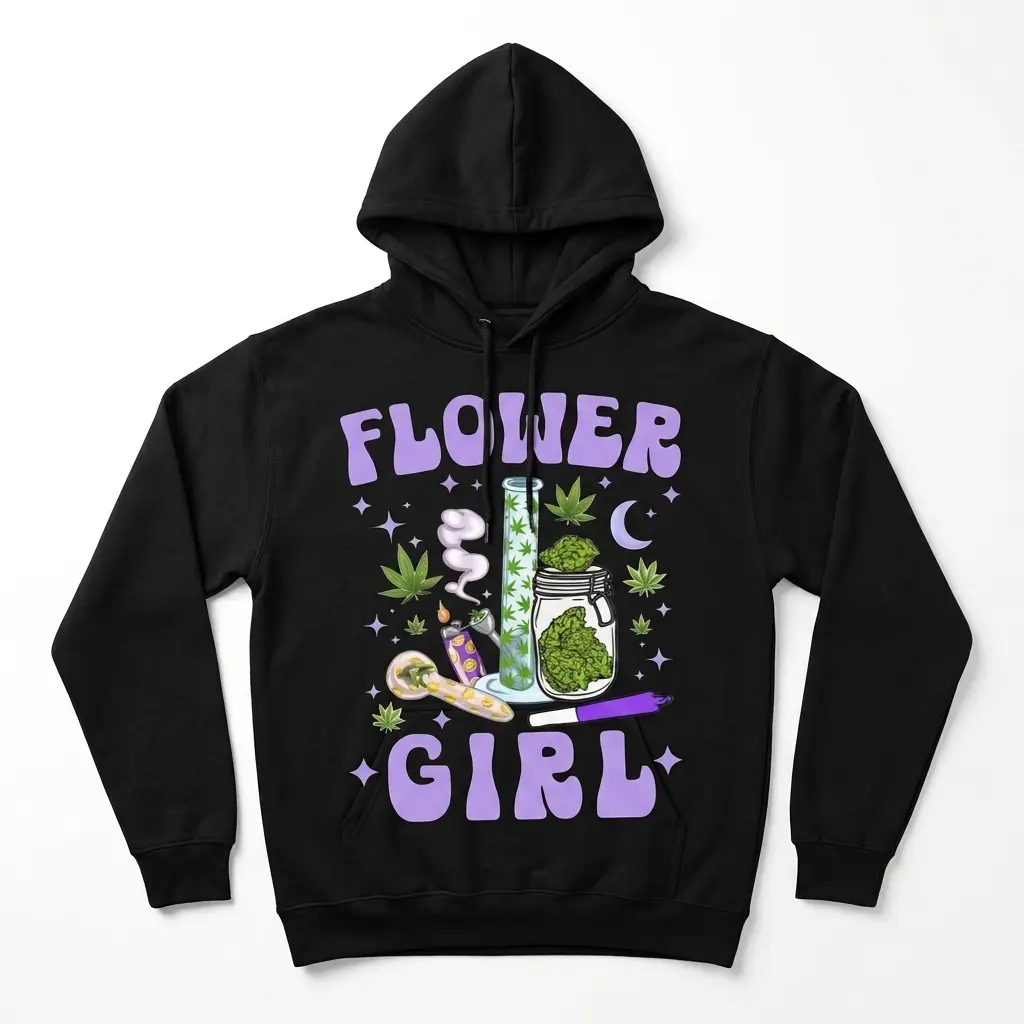 flower girl stoner graphic t shirt 1.jpg