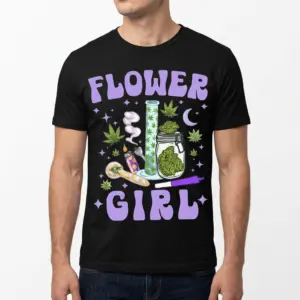 Flower Girl Stoner Graphic T-Shirt 10 flower girl stoner graphic t shirt 4.jpg