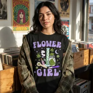 Flower Girl Stoner Graphic T-Shirt 11 flower girl stoner graphic t shirt 5.jpg