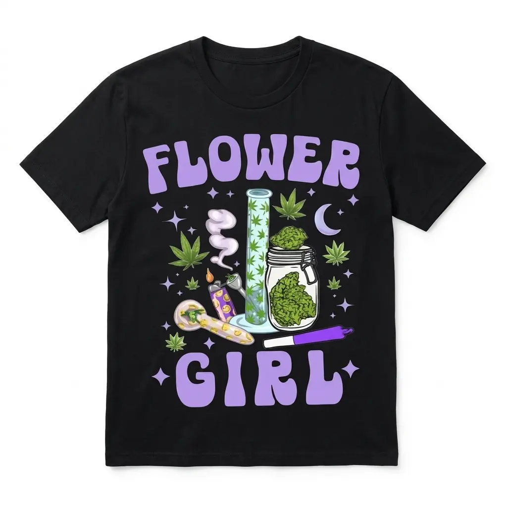 flower girl stoner graphic t shirt.jpg
