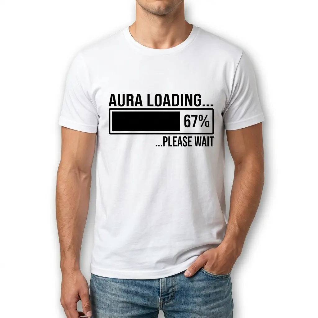 Funny Aura Loading Please Wait Meme T-Shirt 3 funny aura loading please wait meme t shirt 2.jpg