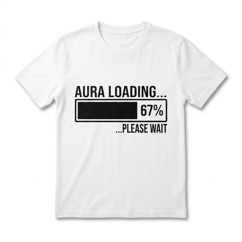 Funny Aura Loading Please Wait Meme T-Shirt 1 funny aura loading please wait meme t shirt.jpg