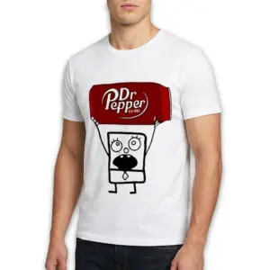 Funny Cartoon Soda Meme Graphic T-Shirt 10 Graphic T-shirt featuring cartoon holding a soda can.