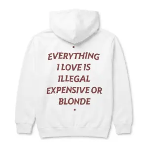 Funny Everything I Love Statement Graphic Tee 7 Humor graphic tee with ironic quote.