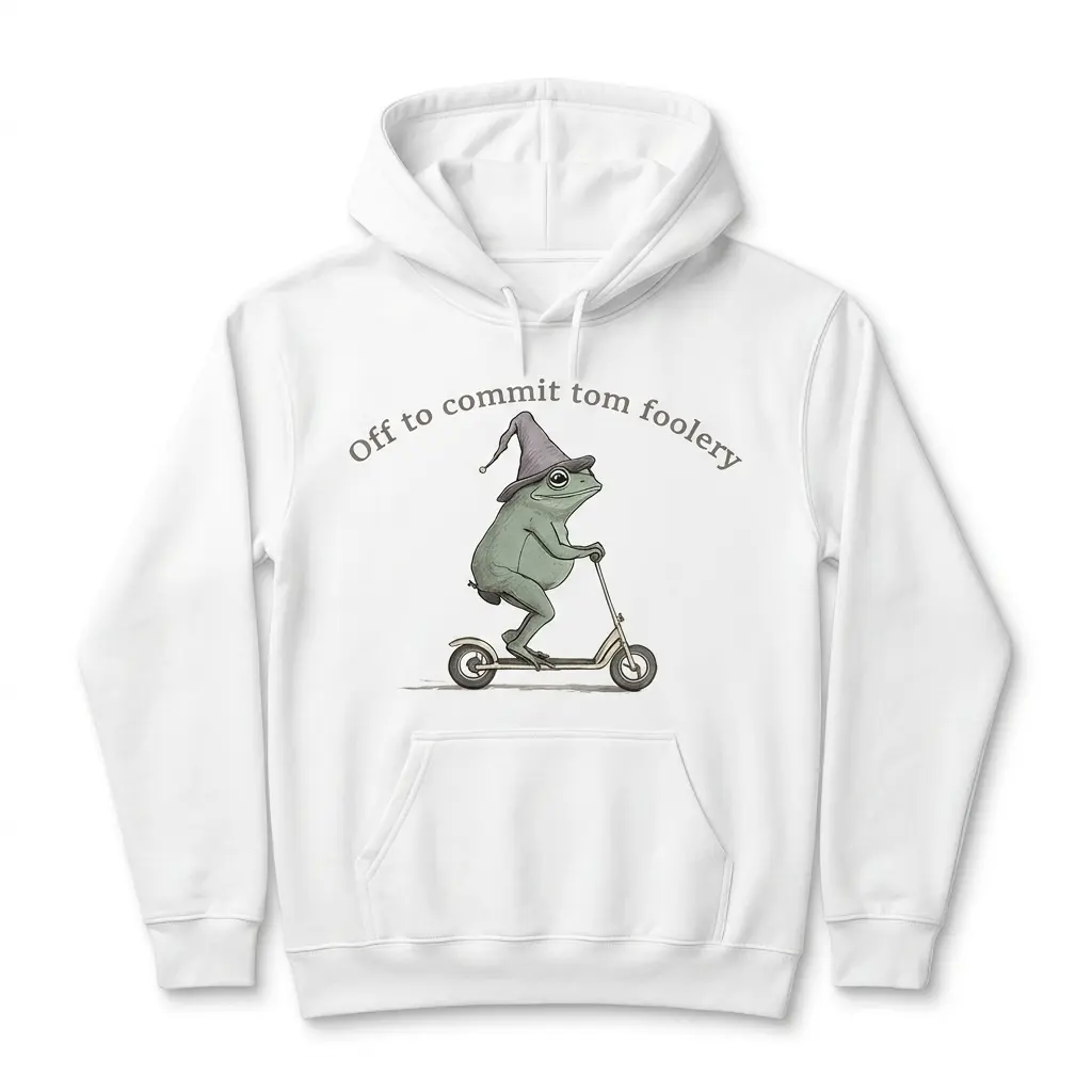 Funny Frog Scooter T-Shirt 2 funny frog scooter t shirt 1.jpg