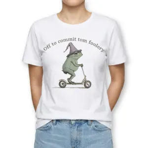 Funny Frog Scooter T-Shirt 9 funny frog scooter t shirt 3.jpg