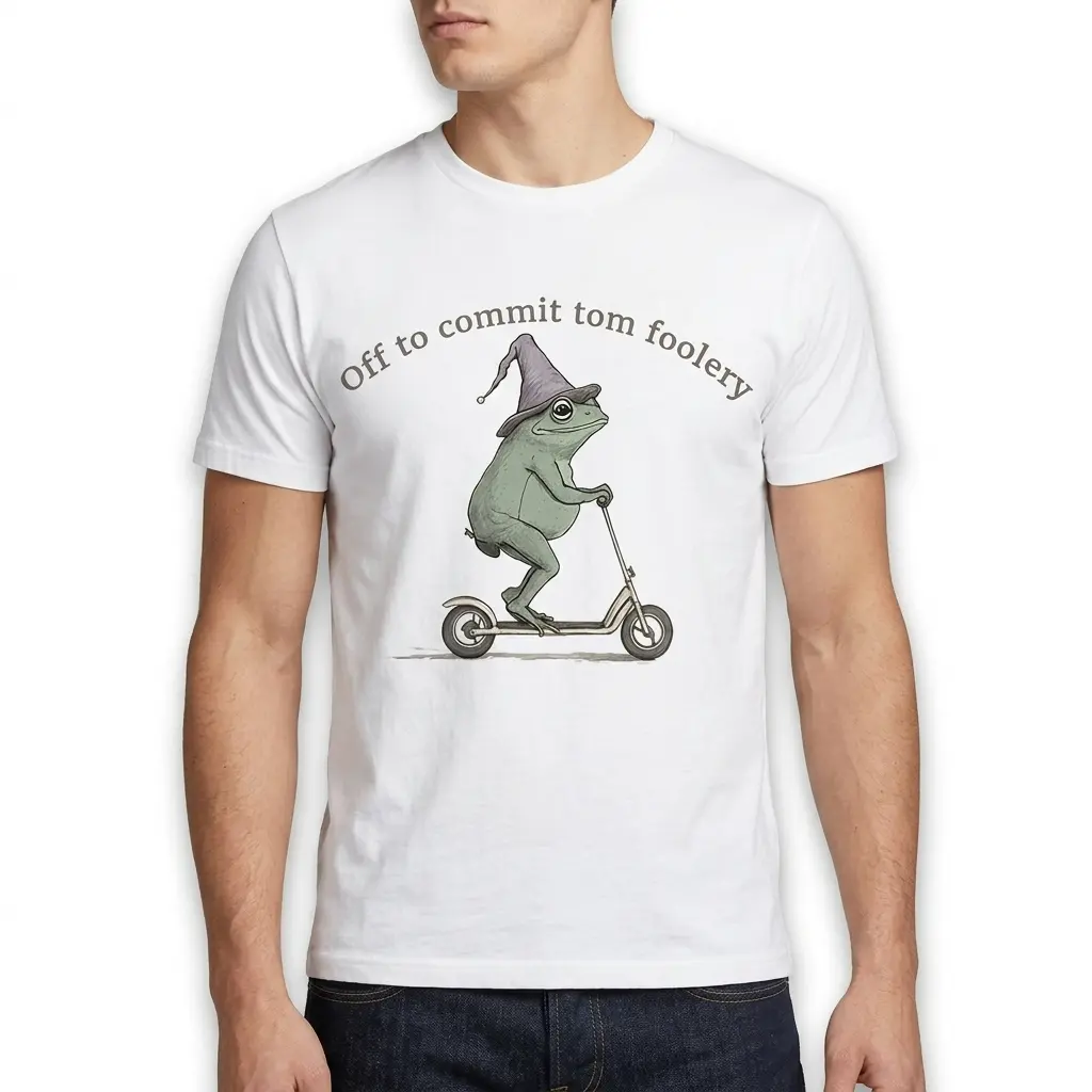 Funny Frog Scooter T-Shirt 5 funny frog scooter t shirt 4.jpg