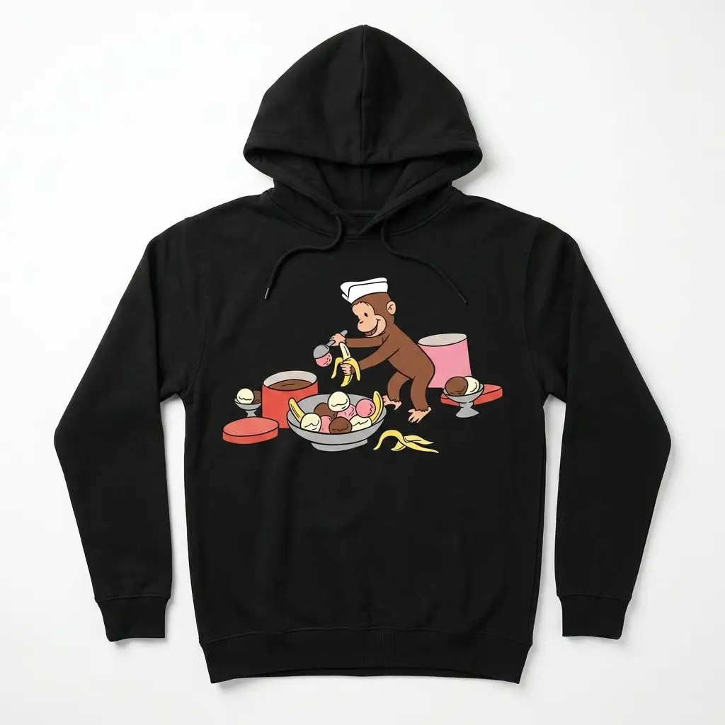 Funny Monkey Ice Cream T-Shirt 2 funny monkey ice cream t shirt 1.jpg