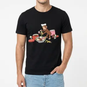 Funny Monkey Ice Cream T-Shirt 8 funny monkey ice cream t shirt 2.jpg