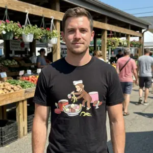 Funny Monkey Ice Cream T-Shirt 11 funny monkey ice cream t shirt 5.jpg