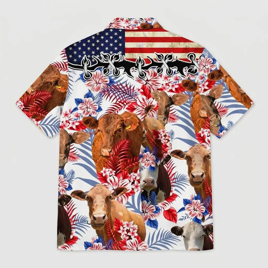 Funny Patriotic Cow Floral Hawaiian Shirt 2 funny patriotic cow floral hawaiian shirt 1.jpg