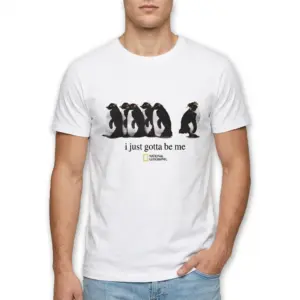 Funny Penguin Individuality T-Shirt 8 funny penguin individuality t shirt 2.jpg