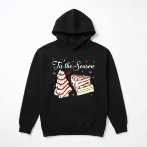 Funny Tis the Season Christmas Tree Cake T-Shirt 7 funny tis the season christmas tree cake t shirt 1.jpg