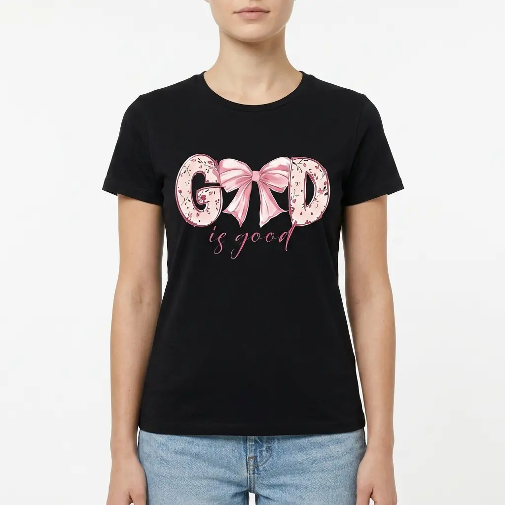 god is good pink bow t shirt 3.jpg