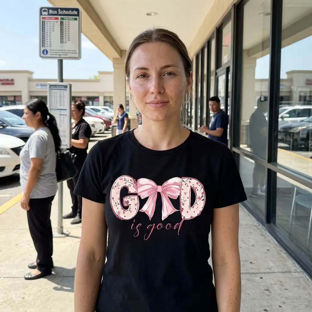 god is good pink bow t shirt 5.jpg