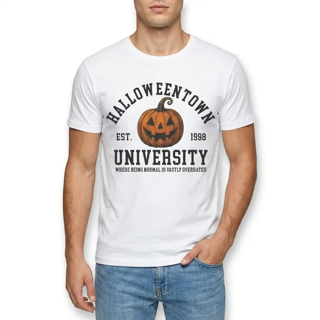 Halloweentown University Pumpkin T-Shirt 3 halloweentown university pumpkin t shirt 2.jpg