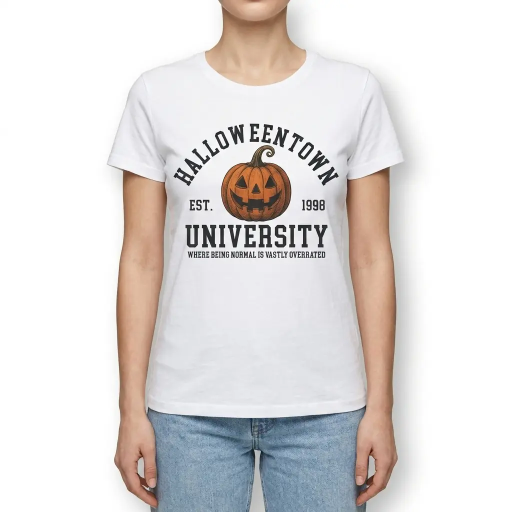 Halloweentown University Pumpkin T-Shirt 4 halloweentown university pumpkin t shirt 3.jpg