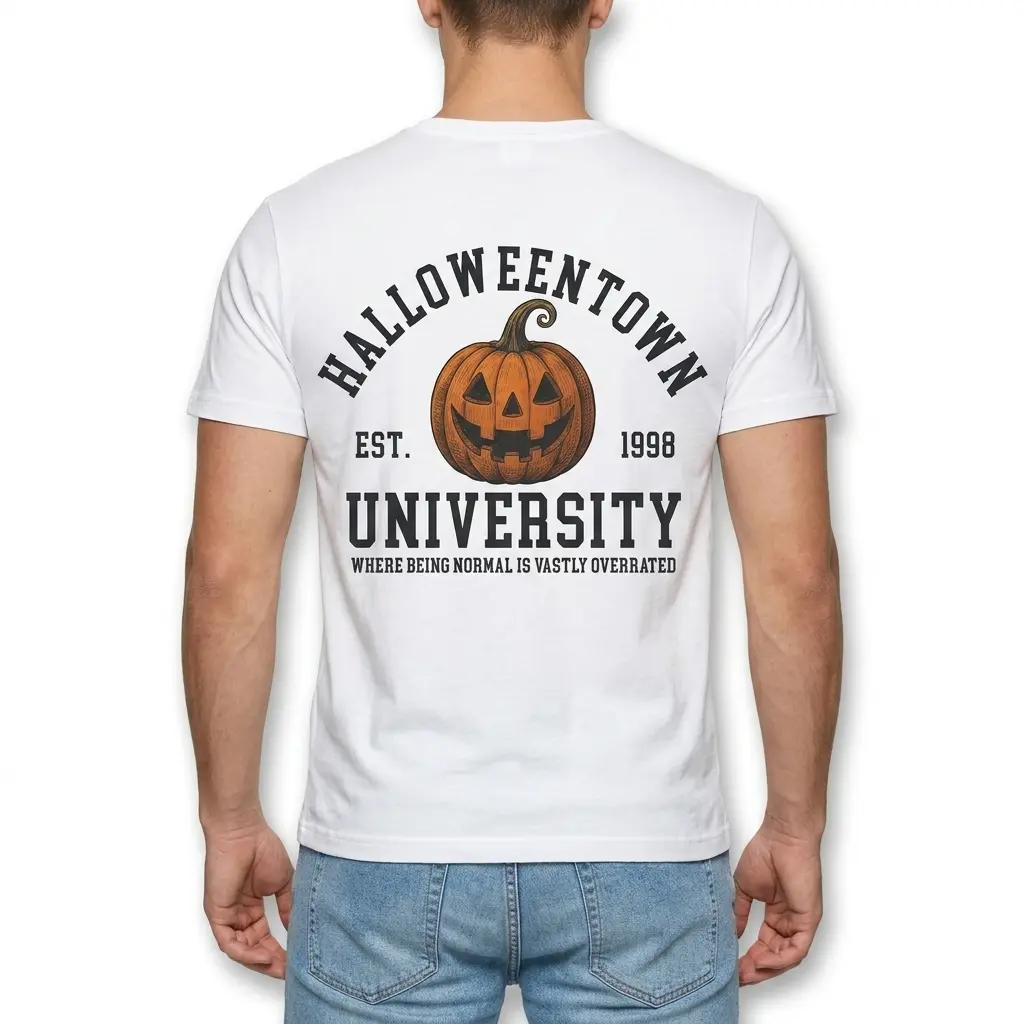 Halloweentown University Pumpkin T-Shirt 5 halloweentown university pumpkin t shirt 4.jpg