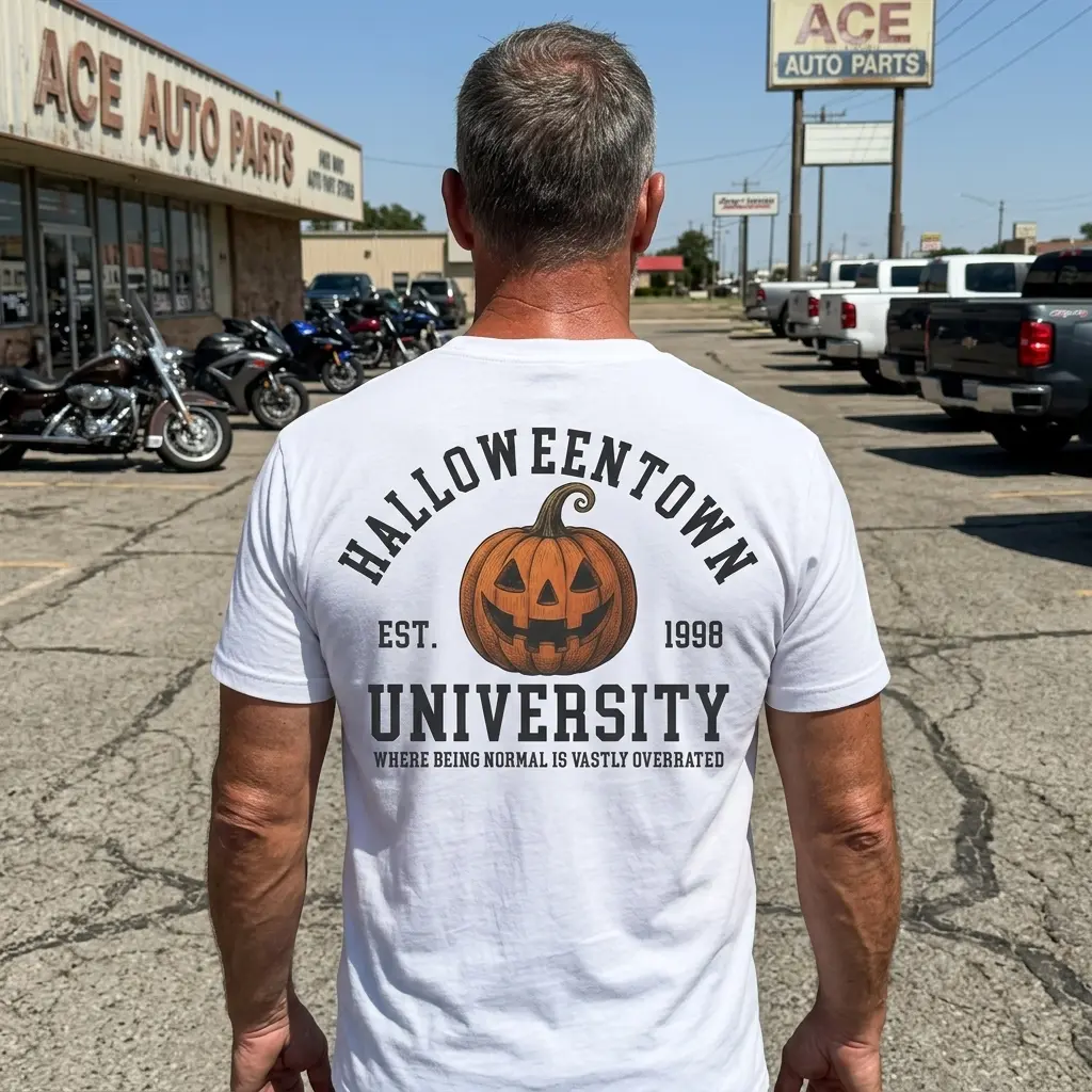 Halloweentown University Pumpkin T-Shirt 6 halloweentown university pumpkin t shirt 5.jpg
