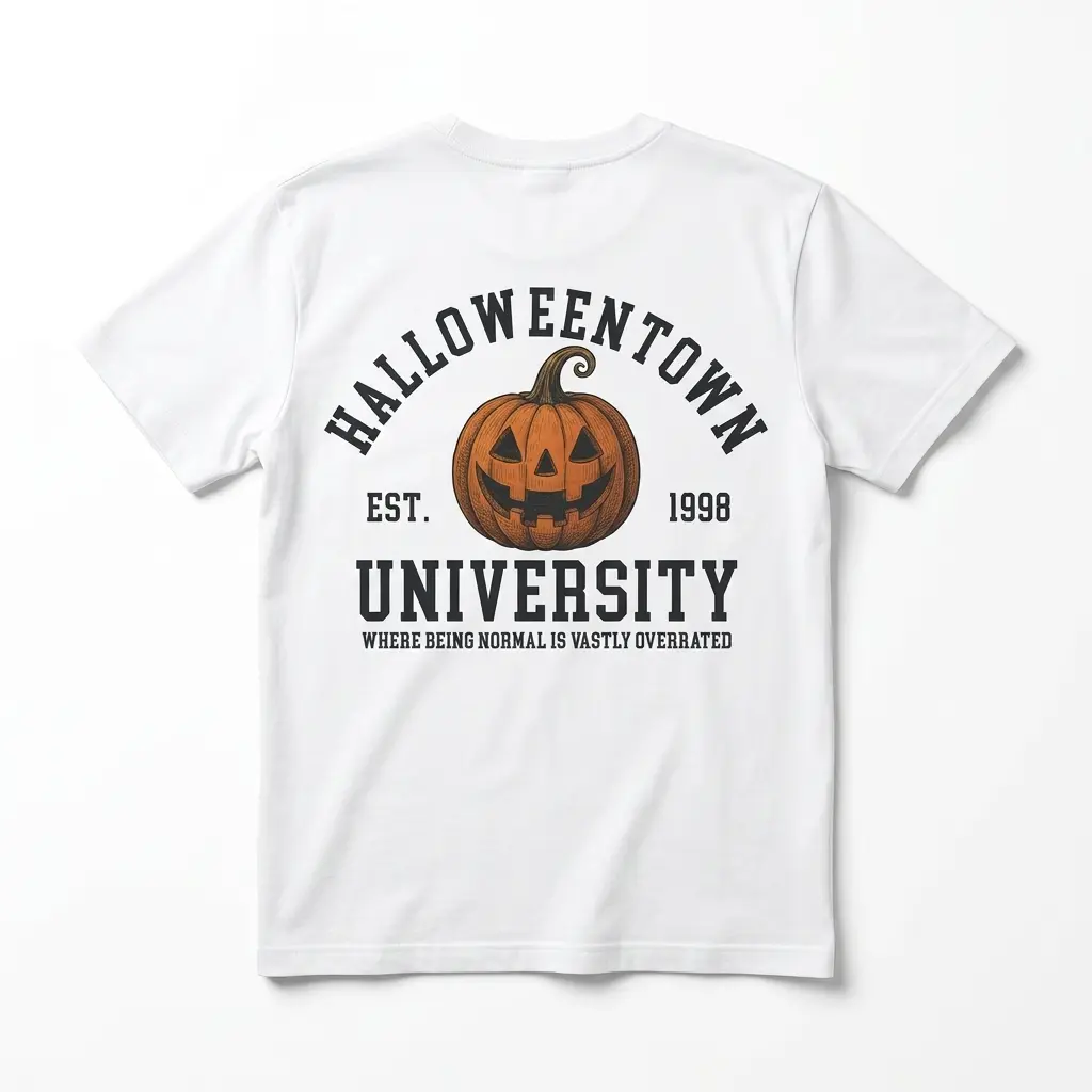 Halloweentown University Pumpkin T-Shirt 1 halloweentown university pumpkin t shirt.jpg