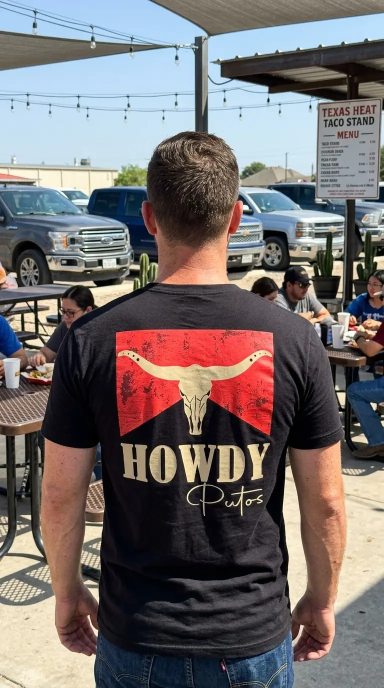 Howdy Longhorn Skull T-Shirt 6 howdy longhorn skull t shirt 5.jpg