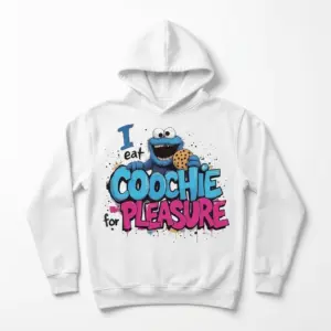 I Eat Coochie For Pleasure Parody T-Shirt 7 Front view of Funny Coochie Parody Shirt highlighting design.