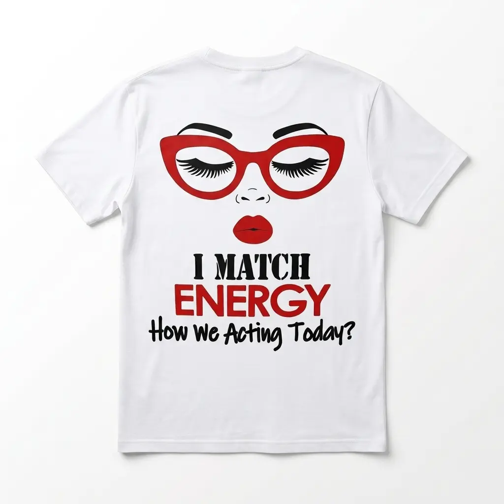 I Match Energy How We Acting Today T-Shirt 1 i match energy how we acting today t shirt.jpg