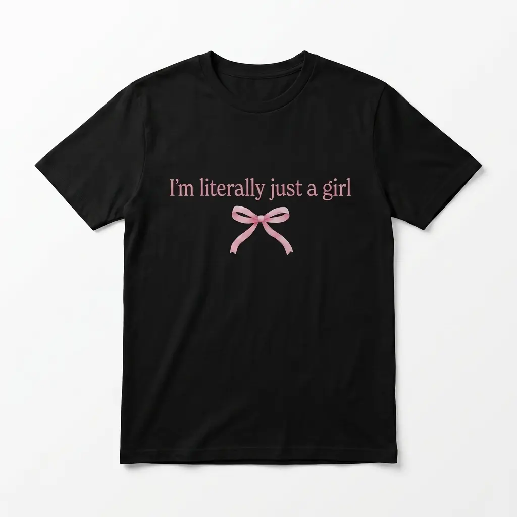 im literally just a girl bow t shirt.jpg