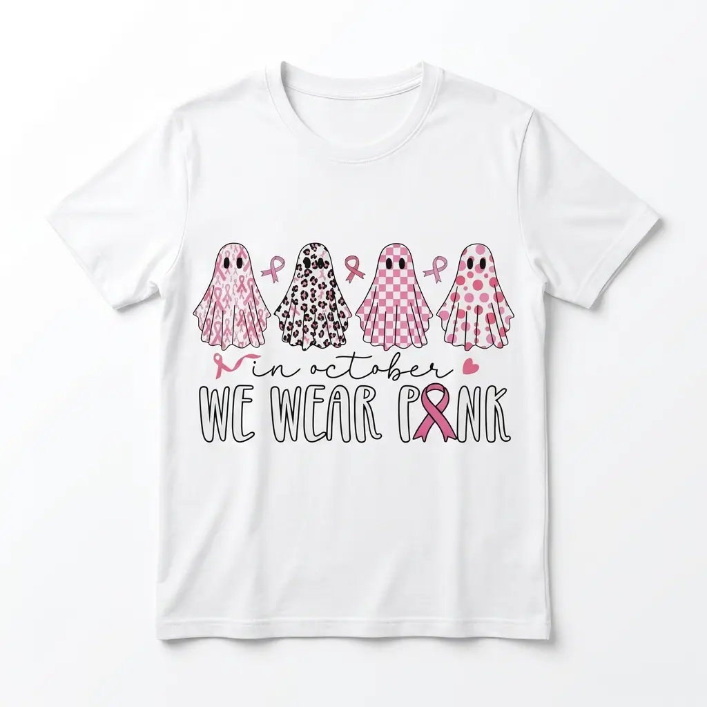In October We Wear Pink Ghost Breast Cancer T-Shirt 1 in october we wear pink ghost breast cancer t shirt.jpg