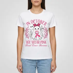 In October We Wear Pink Ghost T-Shirt 9 in october we wear pink ghost t shirt 3.jpg