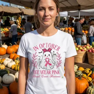 In October We Wear Pink Ghost T-Shirt 11 in october we wear pink ghost t shirt 5.jpg