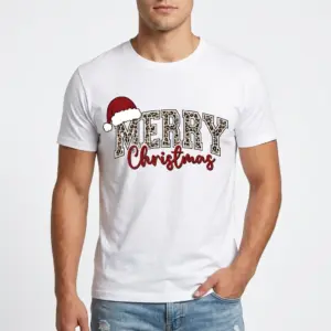 Leopard Merry Christmas T-Shirt 8 leopard merry christmas t shirt 2.jpg