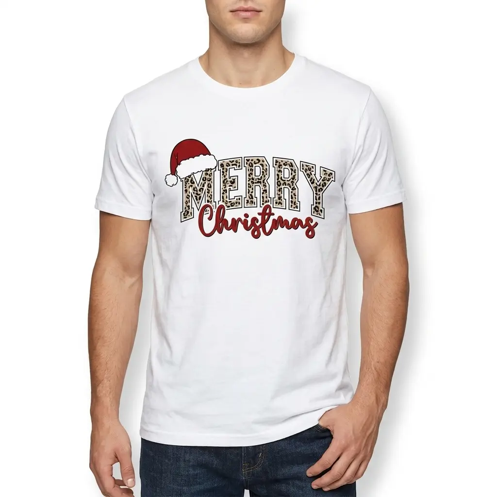 Leopard Merry Christmas T-Shirt 5 leopard merry christmas t shirt 4.jpg