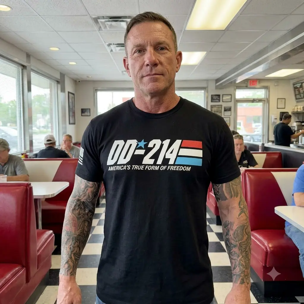 DD-214 Alumni Military Veteran T-Shirt - Outdoor Lifestyle