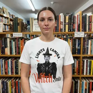 Lights Camera Witch Smile Halloween T-Shirt 11 lights camera witch smile halloween t shirt 5.jpg