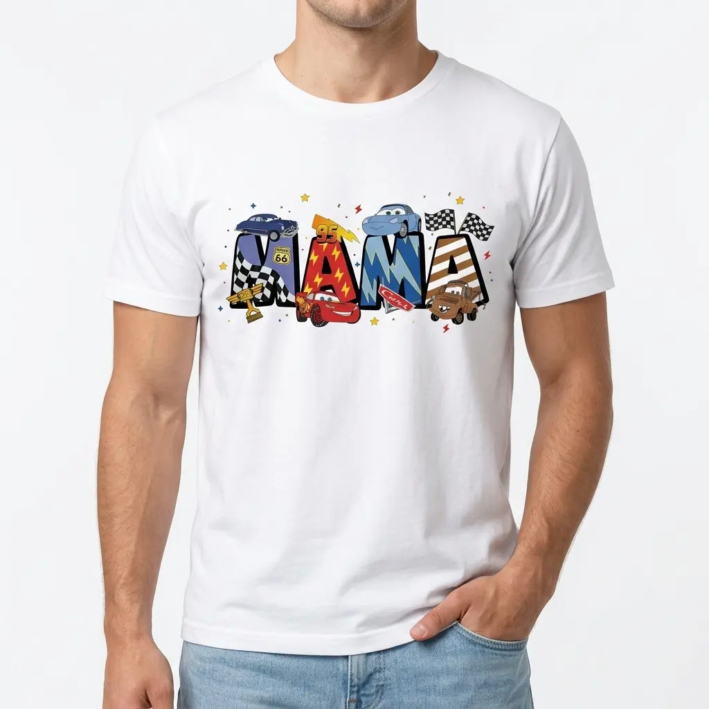 Mama Cartoon Racing T-Shirt 3 mama cartoon racing t shirt 2.jpg
