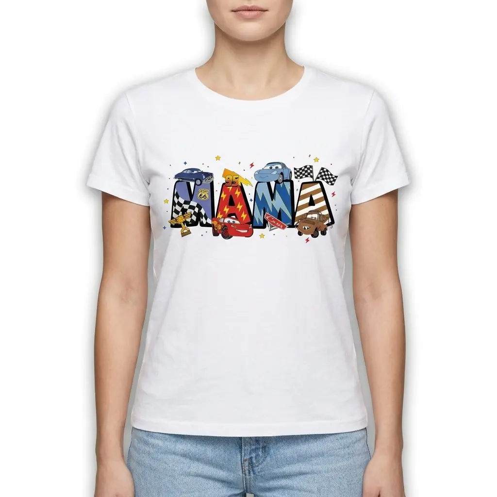 Mama Cartoon Racing T-Shirt 4 mama cartoon racing t shirt 3.jpg