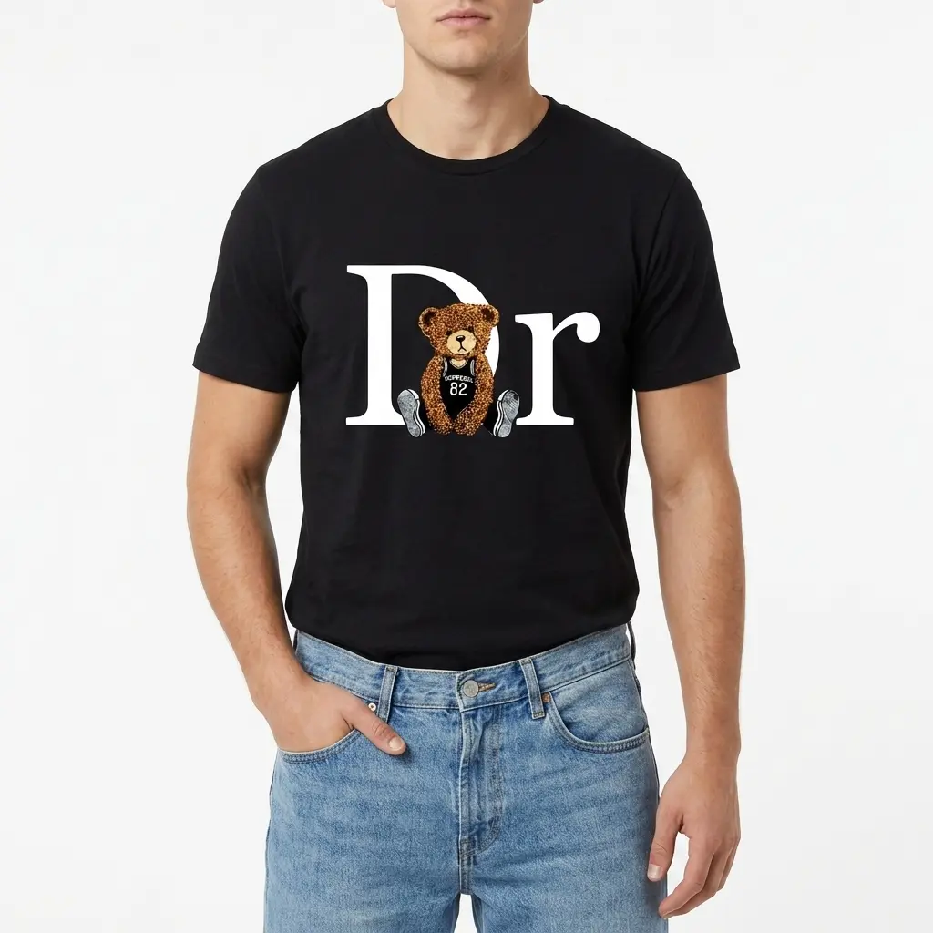 Mascot Bear Graphic T-Shirt 3 mascot bear graphic t shirt 2.jpg