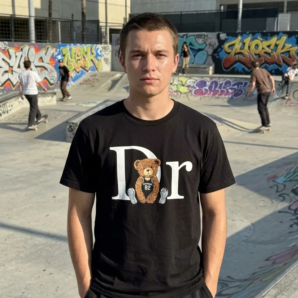 Mascot Bear Graphic T-Shirt 6 mascot bear graphic t shirt 5.jpg