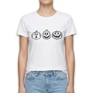Minimalist Jack-O-Lantern Trio T-Shirt 9 minimalist jack o lantern trio t shirt 3.jpg