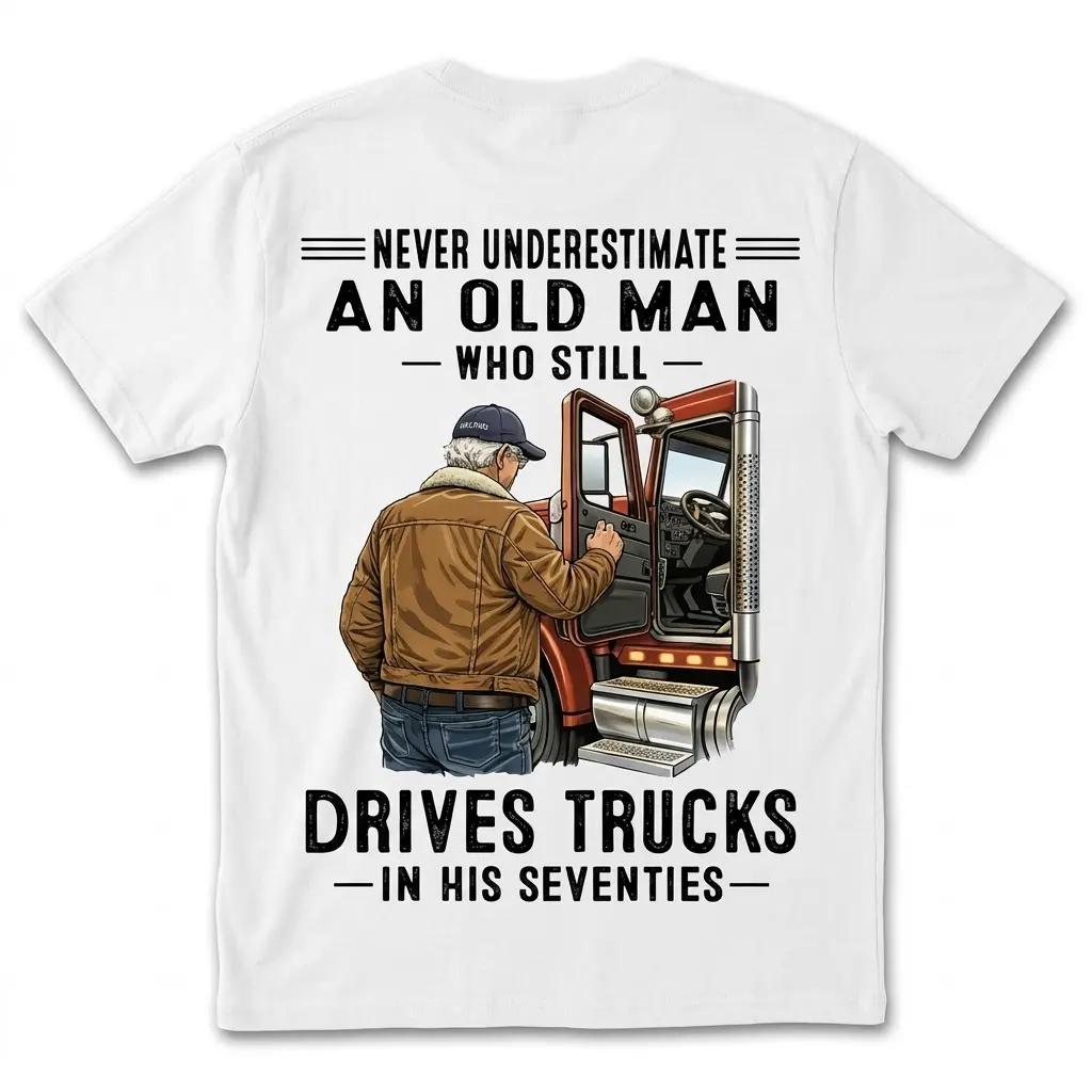 never underestimate an old man truck t shirt.jpg