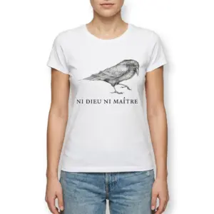 Ni Dieu Ni Maitre French Anarchist Crow T-Shirt 9 ni dieu ni maitre french anarchist crow t shirt 3.jpg