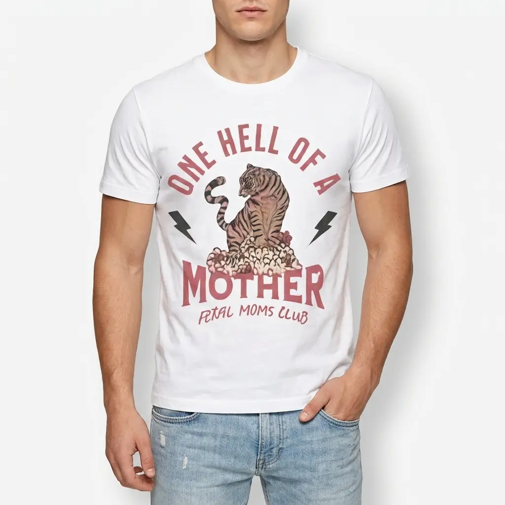 One Hell Of A Mother Retro T-Shirt 3 one hell of a mother retro t shirt 2.jpg