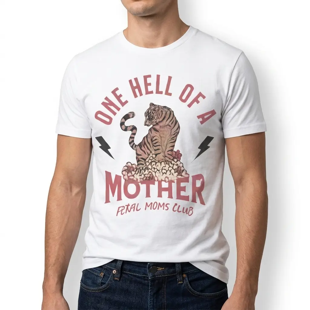 One Hell Of A Mother Retro T-Shirt 5 one hell of a mother retro t shirt 4.jpg
