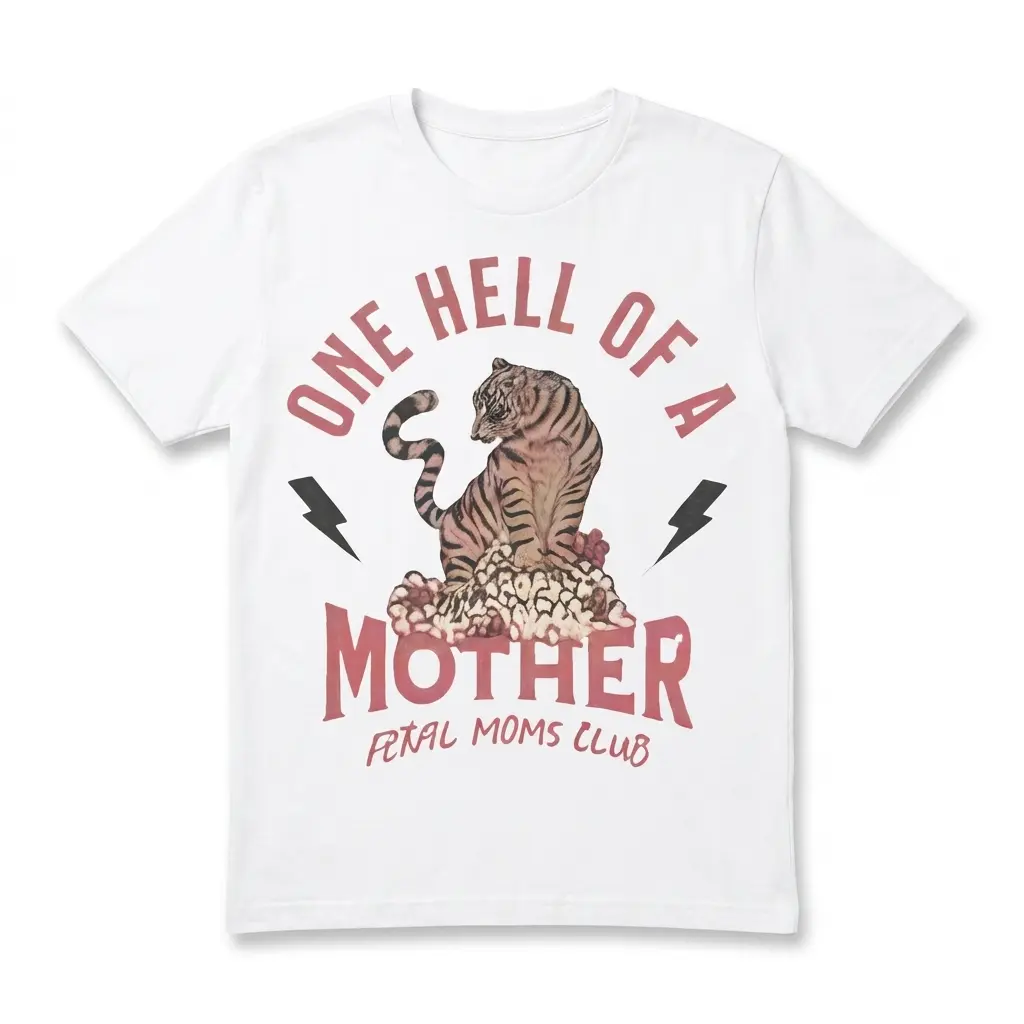One Hell Of A Mother Retro T-Shirt 1 one hell of a mother retro t shirt.jpg