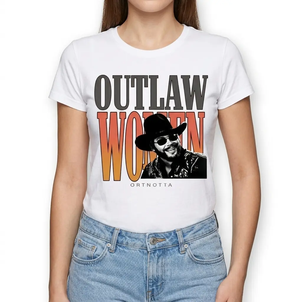 Outlaw Women Retro Country T-Shirt 4 outlaw women retro country t shirt 3.jpg