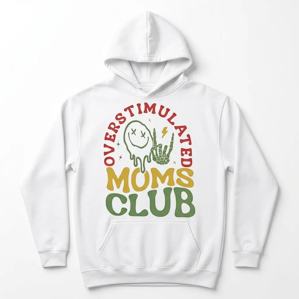 Overstimulated Moms Club Retro T-Shirt 2 overstimulated moms club retro t shirt 1.jpg