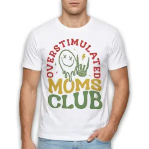 Overstimulated Moms Club Retro T-Shirt 8 overstimulated moms club retro t shirt 2.jpg