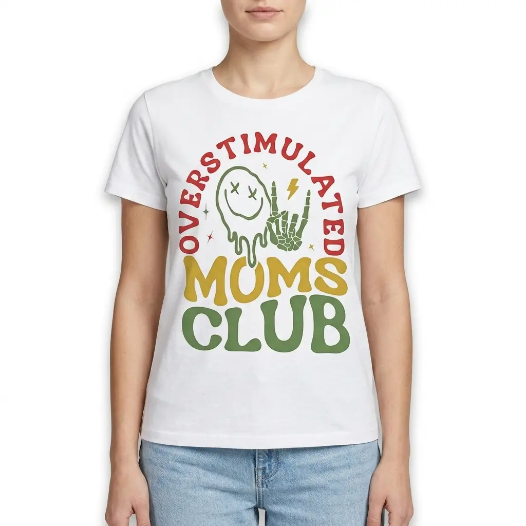 Overstimulated Moms Club Retro T-Shirt 4 overstimulated moms club retro t shirt 3.jpg