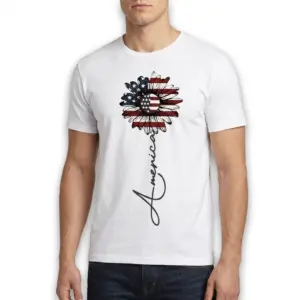 Patriotic American Flag Sunflower T-Shirt 10 patriotic american flag sunflower t shirt 4.jpg